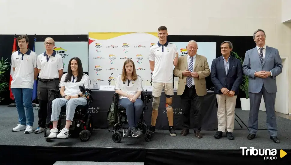 Santonja presenta a los once deportistas paralímpicos de Castilla y León preseleccionados para París 2024