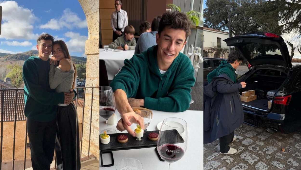 Marc Márquez elige la provincia de Valladolid para un fin de semana de descanso y enoturismo
